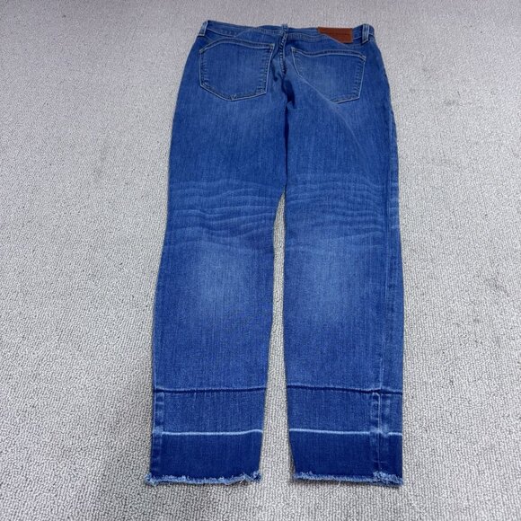 Lucky Brand Jeans Low Rise Lolita Skinny Blue Distressed Pockets Size 28 - Picture 10 of 14